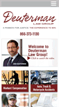 Mobile Screenshot of deutermanlaw.com
